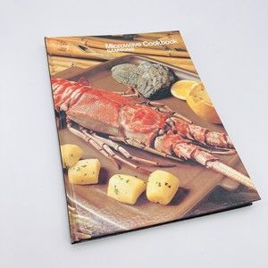 Samsung Electronics Microwave Cookbook Hardcover Hardback Vintage Korea